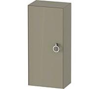 Duravit demi-hauteur tulipe blanche WT1323LH2H2 40 x 24 cm, 2000 pierre brillant, porte match1 à gauche avec poignée, 2 étagères en verre