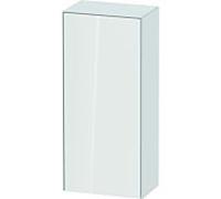 Duravit Meuble demi-hauteur tulipe blanche WT1322L8585 40 x 24 cm, Weiß Hochglanz , 2000 à gauche, 2 étagères en verre