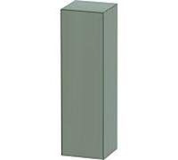 Duravit Armoire semi-haute Tulipe Blanche WT1332L9292 40×36×132 cm porte gauche 3 étagères verre gris