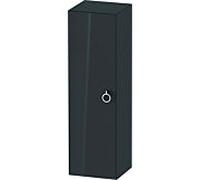 Duravit Armoire demi-haute WT1333LH1H1 Tulipe Blanche 40×36 cm Graphit haute brillance, porte gauche