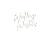 White Wedding Guest Book: Beautiful Wedding White Guest Book with Blank and Lined Pages | 8x7 inches, 100 pages | For all your guests wedding wishes!