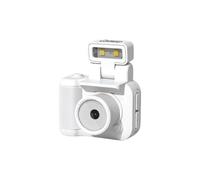 (White - with battery)Mini Camera, Mini Vintage Camera, Tiny Nostalgic Snap Camera