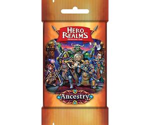 White Wizard Games Hero Realms: Ancestry Extension pour Hero Realms | Nécessite Hero Realms Deckbuilding Game; 1-5 joueurs; 20-30 min; 12+; contient 20 cartes Ancestry et une feuille de règles.