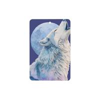 White Wolf Lot de 4 désodorisants de voiture hurlant - Cartes parfumées à suspendre - Cartes parfumées pour tablettes d'aromathérapie de voiture
