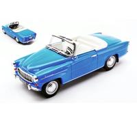 WHITEBOX 1/24 ÉPOQUE SKODA FELICIA CABRIO 1959 BLEU MODÈLE STATIQUE DIECAST