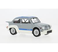 WHITEBOX 1/24 FIAT ABARTH 1000 GR.2 1970 GRIS/BLEU MODÈLE STATIQUE DIECAST