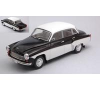 WHITEBOX 1/24 WARTBURG 312 NOIR/BLANC MODÈLE STATIQUE DIECAST