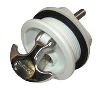 Whitecap IND S-0226WC Verrou à poignée en T avec Serrure à clé Blanc Homme