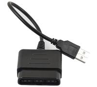 whiteeeen Câble adaptateur PC USB vers manette filaire pour PS2 PS3 25,4 cm de long (1 pièce)