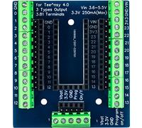 whiteeeen Plaque d'extension de bornes à vis de 3 types de plaque de sortie pour module Teensy 4.0