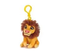 Whitehouse Le Roi Lion Bagclip en peluche 11 cm Pendentif clé 5 personnages différents Original The Lion King Peluche super douce pour sac à dos sac à dos (Simba - adulte)