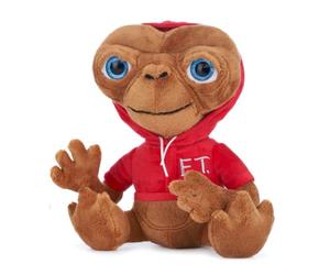 WHITEHOUSE LEISURE E.T. The Peluche extra terrestre avec capuche rouge, 25 cm, cadeau doux, 25 cm