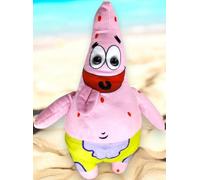 WHITEHOUSE LEISURE Peluche Bob l'éponge Twinkle avec yeux scintillants au choix Bob l'éponge Patrick, Gary, 26 cm (Patrick)