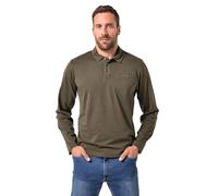 WHITELISTED JP 1880 Poloshirt, Langarm, Brust-Stick, BIS 8 XL T-Shirt, jonc de mer foncé, 7XL Hommes