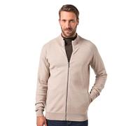 WHITELISTED JP 1880 Strickjacke, Raglan, Recycelte Materialien, 1/1, BIS 8XL Sweat-Shirt, Mélange Naturel, 7XL Homme