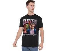 WHITELISTED Stranger Things Eleven Homage Unisex T Shirt, Black, XXX-Large, 3XL
