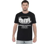 WHITELISTED Stranger Things Hawkins Lab Logo Unisex T Shirt, Black, XL
