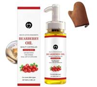 Whitening Bearberry Oil,Blackskin Lightening Bearberry Oil,Alpha Arbutin Dark Spot Correcting Glow Serum,Body Oiled,Hydration & Natural Radiance,Lightening Peal (2 flacons)