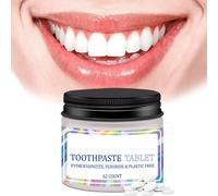 Whitening Toothpaste,Solid Toothpaste Anti Plaque Repair Dental Enamel,Easy To Carry Travel Toothpaste With Coconut Oil & Mint Ingredients Fresh Breath Purified Mouth