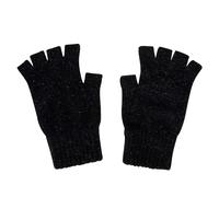Whitepeak Mitaines en laine mérinos véritable et Possumdown pour homme et femme | Unisexe, noir, Large