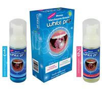 Whitepro - Mousse de blanchiment des dents en 2 étapes - Solution de blanchiment dentaire 2h - Garantie sans peroxyde & résultats visibles immédiatement