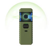 WhiteRhino 3-in-1 Appareil Anti-Moustiques Extérieur avec Lampe Torche, Répulsif Électrique avec Chauffage Double Face, IP67 Étanche, Batterie 9000mAh, pour Terrasse, Jardin, Voyage (Vert)