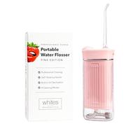 Whites Beaconsfield Hydropulseur dentaire - Irrigateur buccal portable pour dents et gencives, nettoyeur de dents à jet d'eau, 4 modes pour un nettoyage sensible et en profondeur, design de voyage