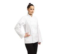 Whites Chefs Apparel A134-L Vegas Veste de chef manches longues Blanc