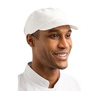 Whites Chefs Apparel A212 Casquette de boulanger unisexe en polycoton Blanc Taille unique