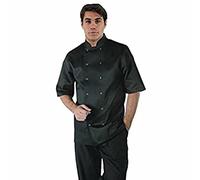 Whites Chefs Apparel A439-XS Vegas Veste de chef Taille XS Noir