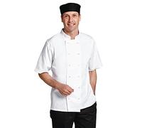 Whites Chefs Apparel B250-XXL Boston Vesteà manches courtes Blanc Taille XXL