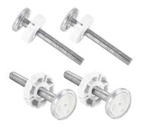 Whiteset Of 4 Snap-on Baby Gates with M10 Threaded Rod - Baby Safety Gate Accessories