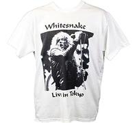Whitesnake Heavy Metal Band Gig Poster Music Mens T Shirt 100% Cotton Unisex Graphic Top White M