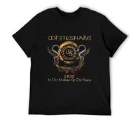 Whitesnake-Live-in-The-Shadow-t-Shirt-Black-Hard-Rock-Band S-(1) Black