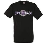 Whitesnake Purple T-Shirt Rock T-Shirt Rock Band Shirt Men's Black L