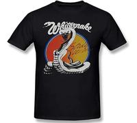 Whitesnake Slide It in Tour Concert Men's Basic Short Sleeve T-Shirt Black M
