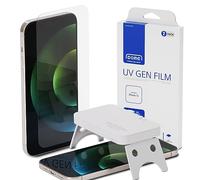 Whitestone Lot de 2 films protecteurs d'écran en verre pour iPhone 15 avec lampe UV
