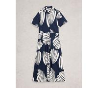 whitestuff Robe chemise White Stuff Rua en jersey bleu FR 52 (EU 50)