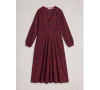 White Stuff Robe White Stuff Megan en jersey bordeaux EU 38 (UK 10)