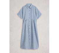 whitestuff White Stuff Annabelle Stripe Linen Dress bleu FR 40 (EU 38)