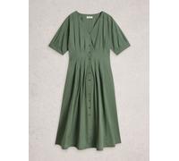whitestuff White Stuff Kate Cotton Midi Dress vert FR 46 (EU 44)