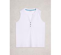 whitestuff White Stuff Nora Texture Notch Vests pâle FR 44 (EU 42)