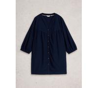 whitestuff White Stuff Raquel Linen Blend Tunic bleu FR 42 (EU 40)