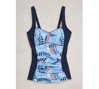 whitestuff White Stuff Splash Tankini Top bleu FR 40 (EU 38)