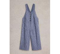 whitestuff White Stuff Viola Linen Dungaree bleu FR 42 Long (EU 40 L)