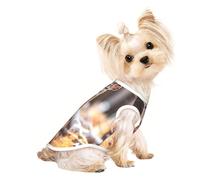Whitetail Deer Fawn in Wilderness Print Chemise d'été pour animal domestique T-shirt extensible sans manches pour chats et chiens