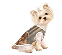 Whitetail Deer Fawn in Wilderness Stag2 T-shirt d'été pour animal domestique T-shirt extensible sans manches pour chats et chiens