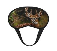 Whitetail Masque de sommeil occultant pour homme et femme Motif cerf fauve dans la nature sauvage