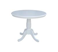 Whitewood Industries International Concepts Table guéridon ronde Blanc 91,4 cm