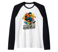 Whitley Bay Skateboard Skate The Coast Series Manche Raglan
